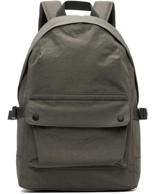 PS by Paul Smith Gray Happy Face Backpack for men