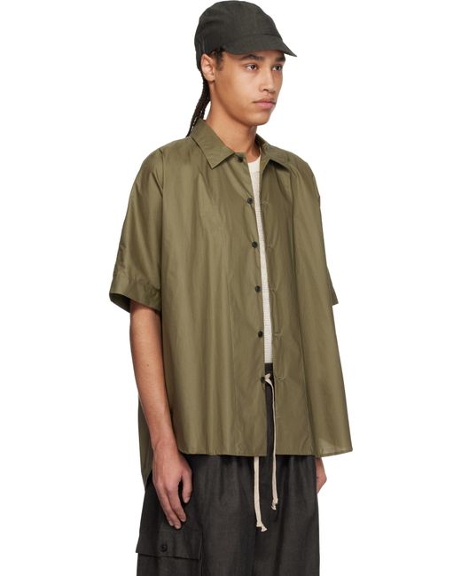 Chemise À Manches Courtes Typewriter Kaki Jan Jan Van Essche pour homme en coloris Green