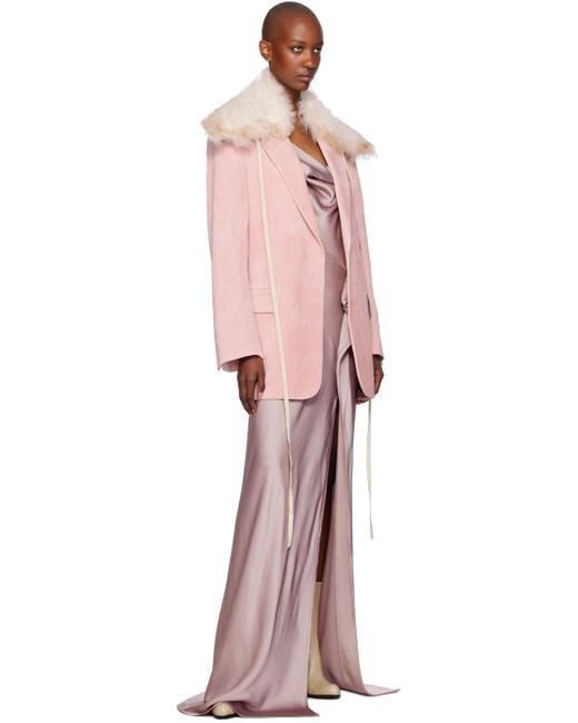 Ann Demeulemeester Off- & Livia Collar in Natural | Lyst
