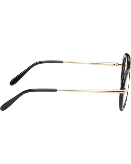 Loewe Brown Pilot Slim Glasses for men