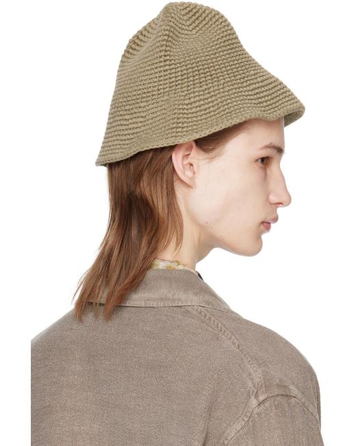 Our Legacy Multicolor Taupe Tom Tom Bucket Hat for men