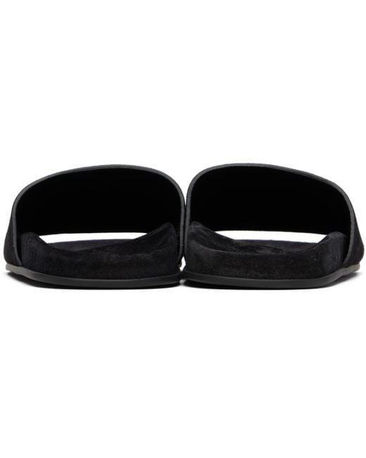 The Row Black Hugh Slides