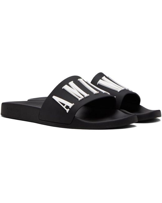 Amiri Pool Slides in Black for Men Lyst
