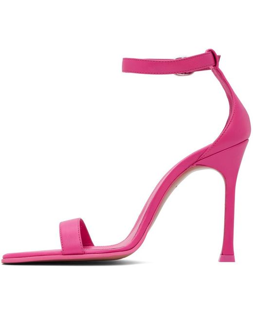 AMINA MUADDI Pink Kim 90 Heeled Sandals