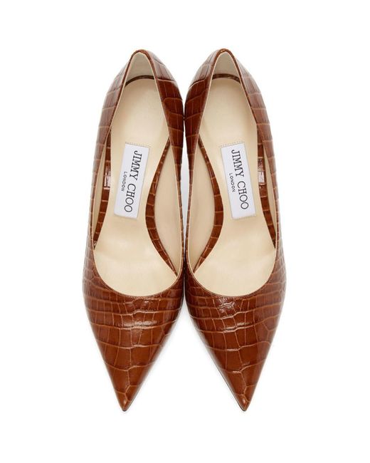 jimmy choo love croc flat