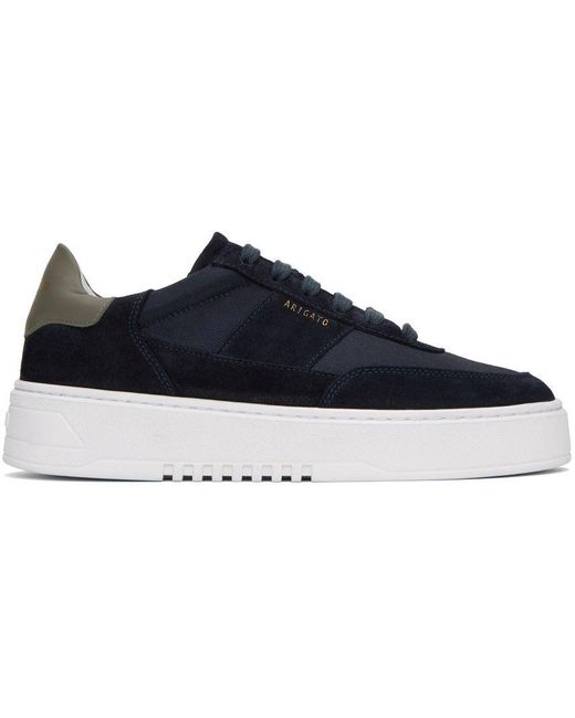 Axel Arigato Khaki Orbit Vintage Sneakers in Blue for Men | Lyst