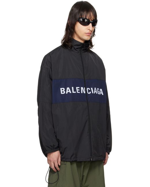 メンズ Balenciaga ジップアップジャケット Blue
