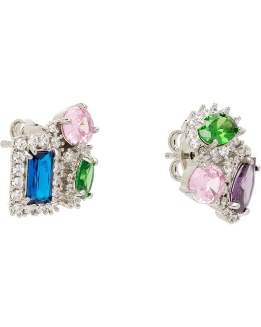 Maison Margiela Black Clutter Stud Earrings