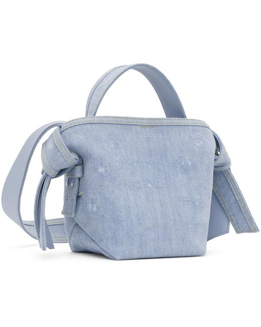 Acne Blue Mini Musubi Shoulder Bag