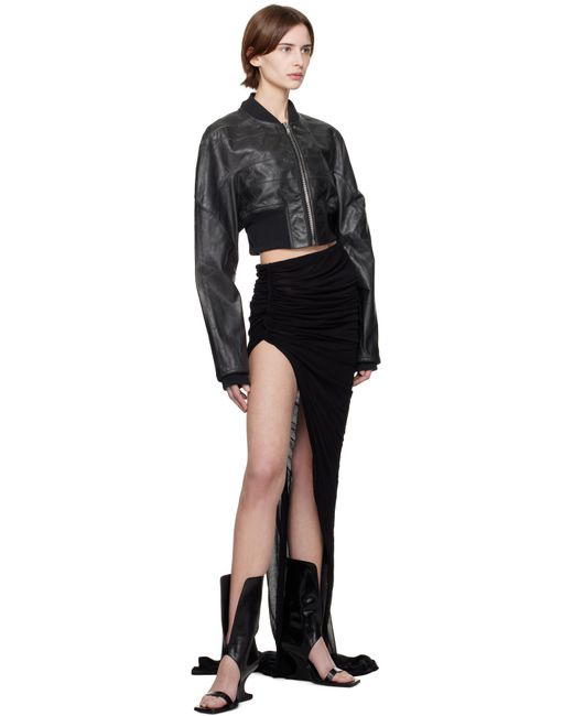 関税込【RICK OWENS】ブラック Hollywood Edfu マキシスカート Rick Owens ブラック Hollywood Edfu マキシスカート ブラック