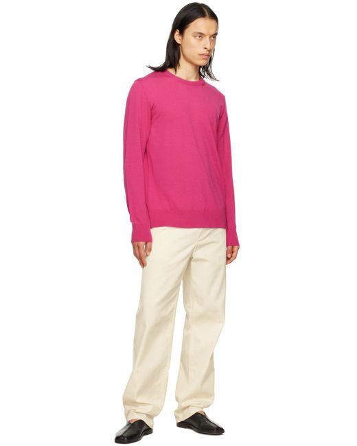 Gabriela Hearst Pink Palco Sweater for men