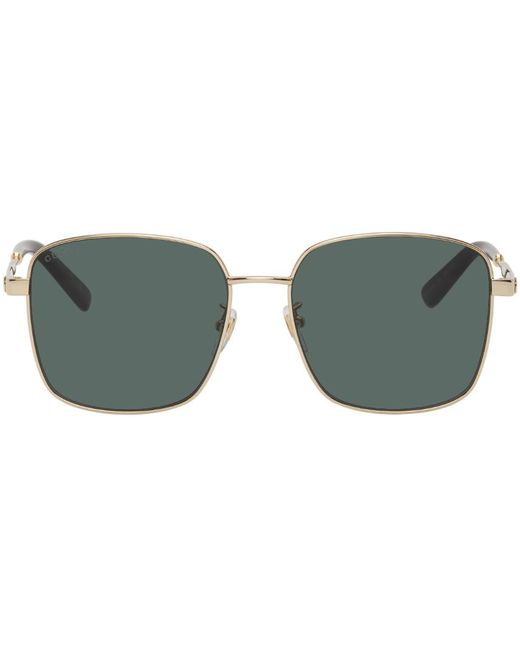 Gucci Metallic Gold gg0852sk Sunglasses for men