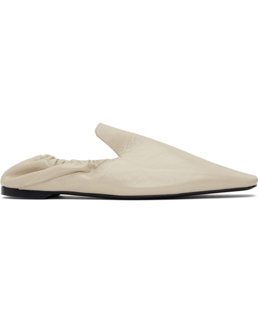 Totême  Black Elastic Back Loafers