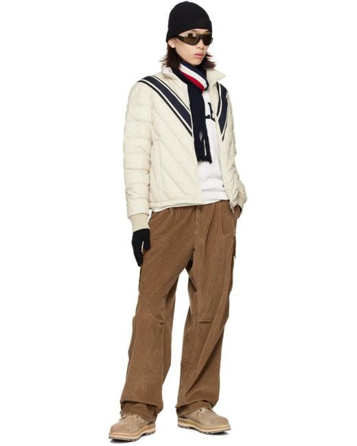 Moncler Natural Beige Barrot Down Jacket for men