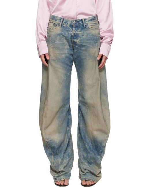Acne ブルー 2006F ルーズフィット ジーンズ Blue
