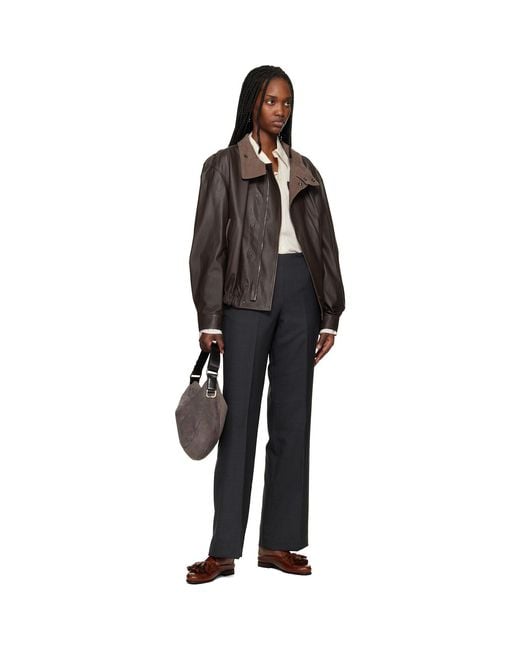 mfpen Black Taper Trousers