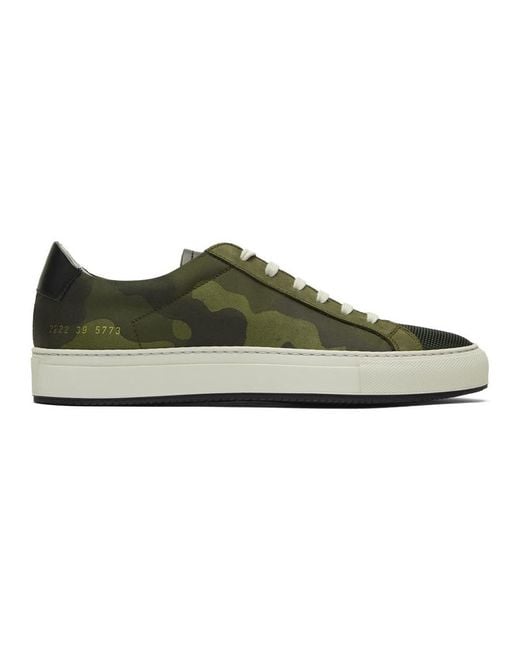 Common Projects Green Achilles Low Camo for men