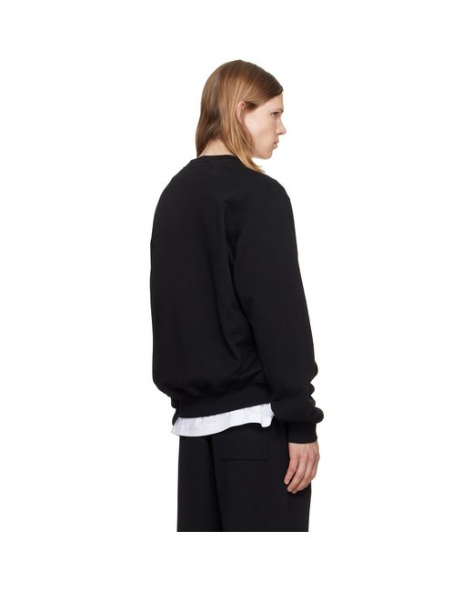 Casablanca Black Tennis Club Icon Pyramid Abduction Sweatshirt for men