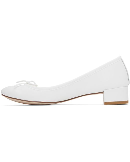 Repetto ホワイト Camille ヒール Black