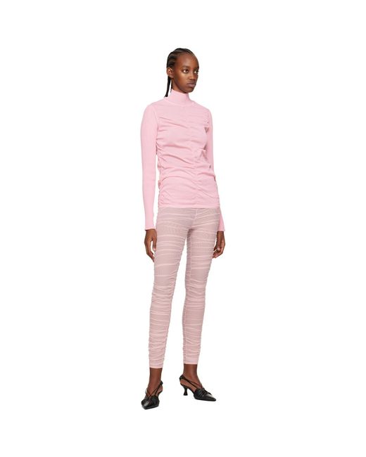 Renaissance Renaissance Pink Tara Turtleneck