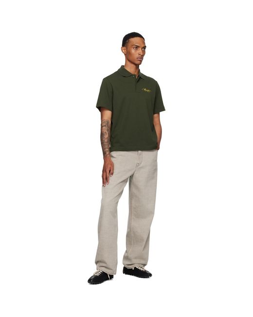 Moncler Green Archivio Creativo Polo for men