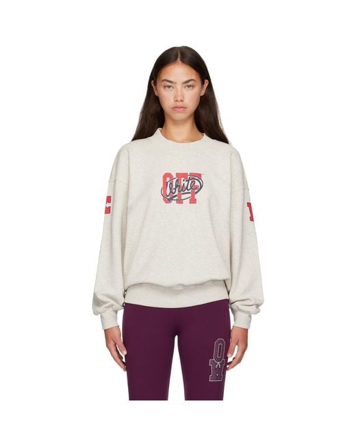 Off-White c/o Virgil Abloh Multicolor 'Off' College Sweatshirt