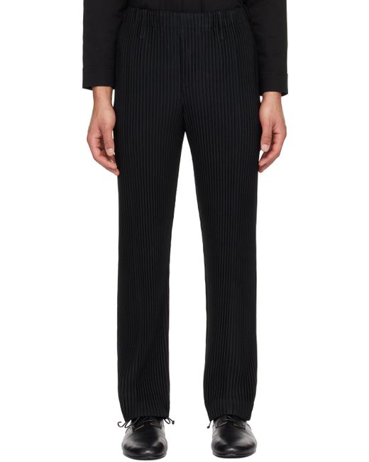 Homme Plissé Issey Miyake Homme Plissé Issey Miyake Black Tailored Pleats 1 Trousers for men