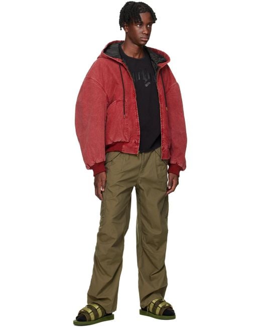 R13 Red Faded Jacket for men