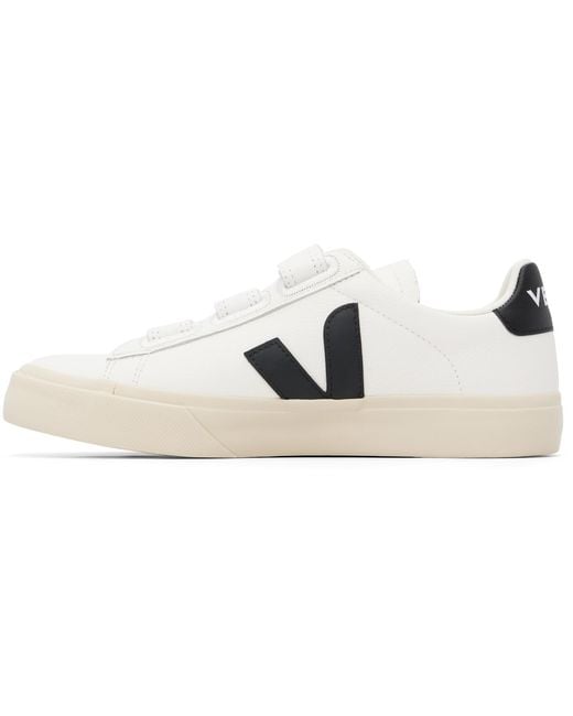 Veja Black Recife Leather Sneakers