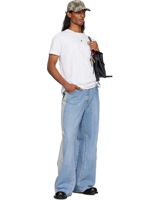 Ashley Williams White Ssense Exclusive Embossed Gun Danny T-shirt for men