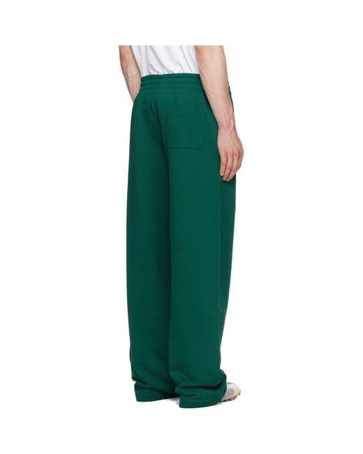 Casablanca Green Sport Type Sweatpants for men