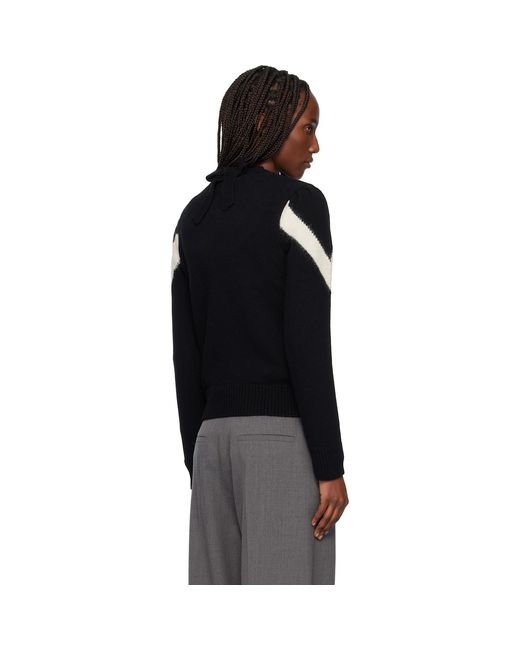 Valentino Black Virgin Wool Sweater
