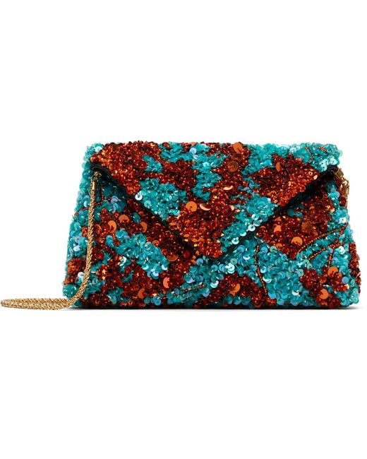 Dries Van Noten Black Silk Clutch