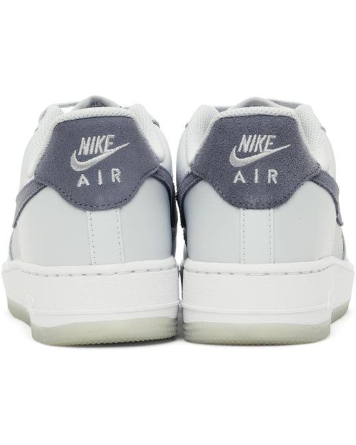 Nike Black Gray Air Force 1 '07 Lv8 Sneakers for men
