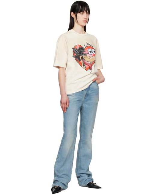 【関税込み】AMIRI オフホワイト Hopeless Romantic Os Tシャツ Amiri オフホワイト Hopeless Romantic Os Tシャツ ブラック | Lyst
