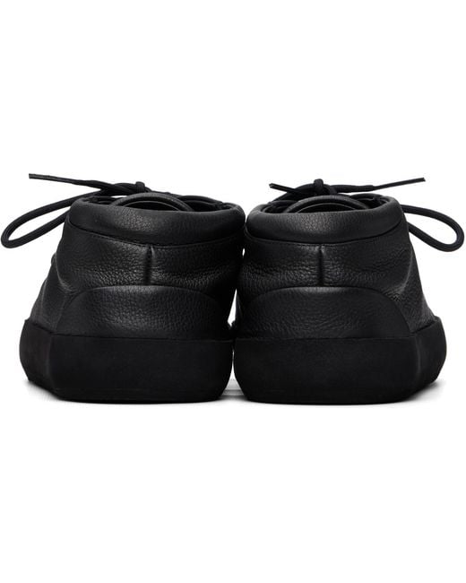 MARSELL Gomme Black Guarnello Leather Derbys for men