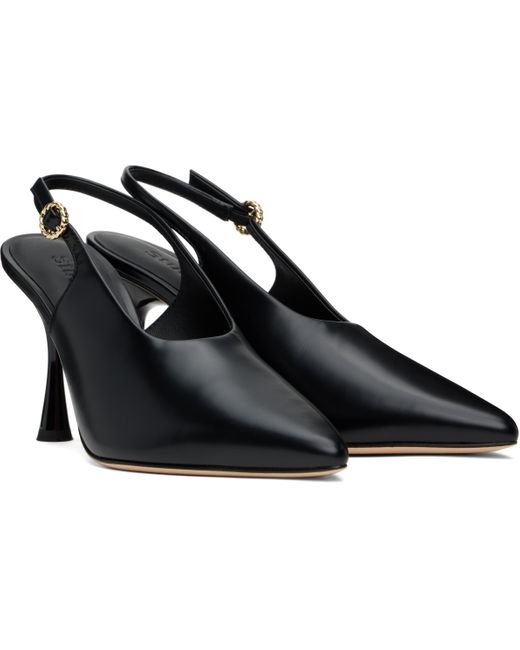STUDIO AMELIA Halo 90 Heels in Black | Lyst UK