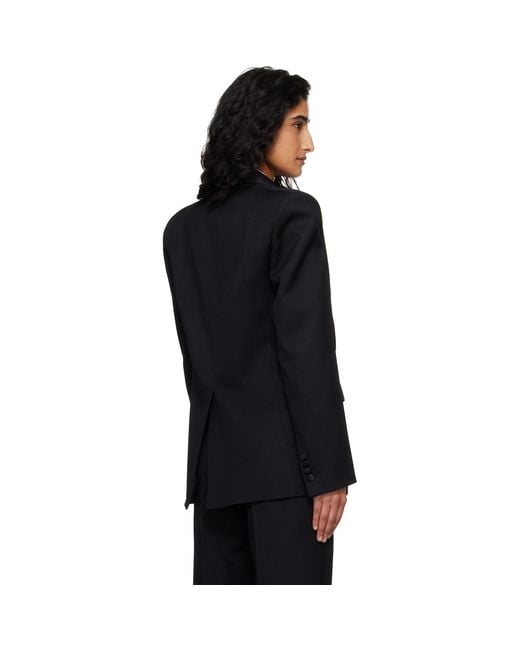 Victoria Beckham Black Shawl Collar Tux Blazer