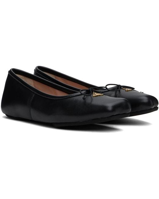 Vivienne Westwood Black Ballet Flats Brigitte