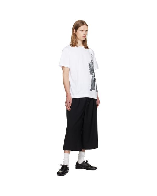 Simone Rocha White 'Pony Kid' Print T-Shirt for men