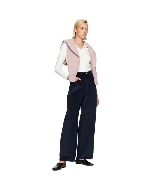 Rohe Blue Bruun Signature Baggy Corduroy Trousers