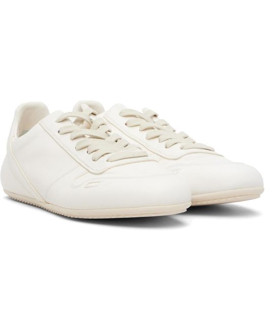 Rick Owens Black Off- Temple Minimal Sneakers for men