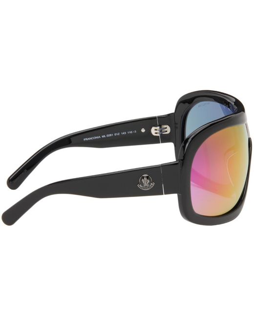 Moncler Pink Black Franconia Sunglasses for men
