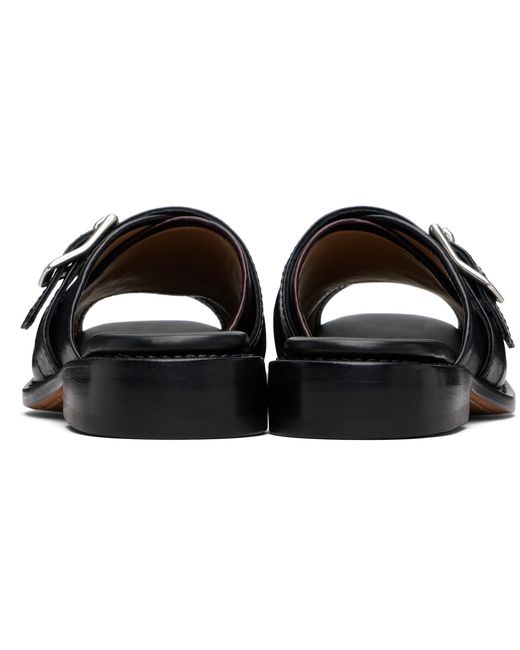 Our Legacy Burgundy Ginza Sandals in Black | Lyst UK