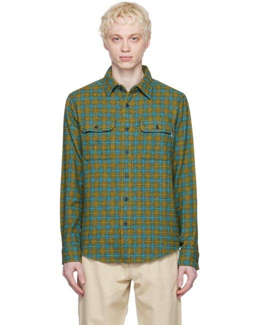 Adsum Green Check Shirt for men