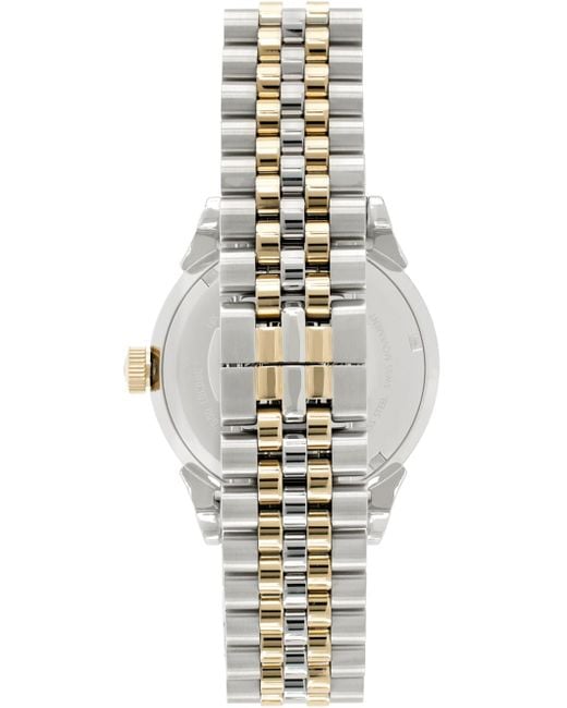 Vivienne Westwood Natural Silver & Gold Seymour Watch for men