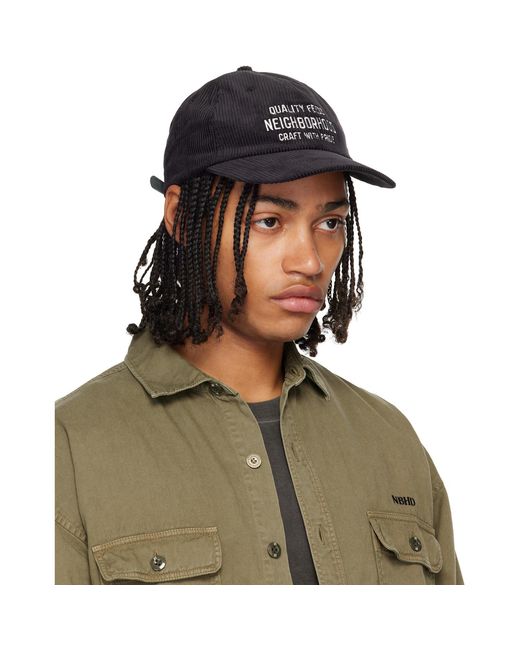 Neighborhood Green Corduroy Dad Cap for men