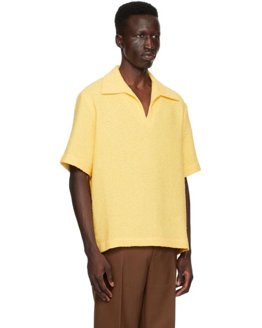 Séfr Orange Ssense Exclusive Polo for men