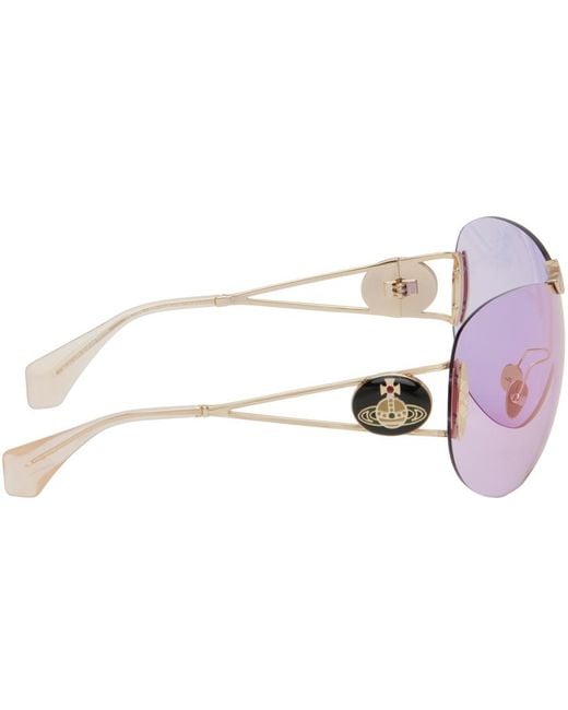 Vivienne Westwood Black Tina Sunglasses