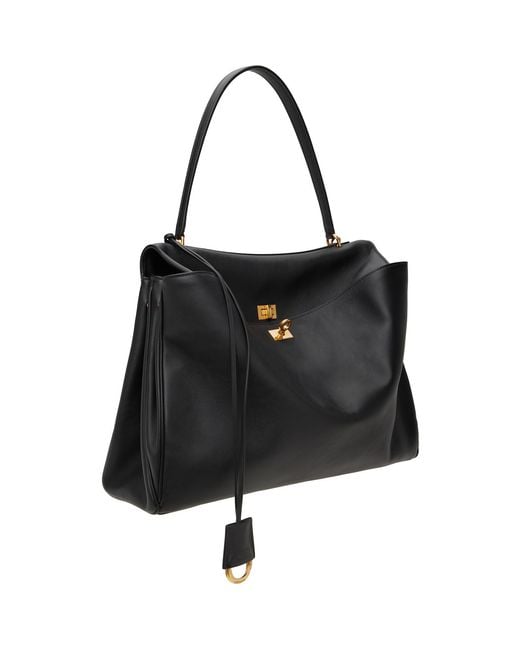 Balenciaga Black Rodeo Large Bag